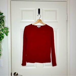 NWT Neiman Marcus Red Cashmere Sweater Size Small